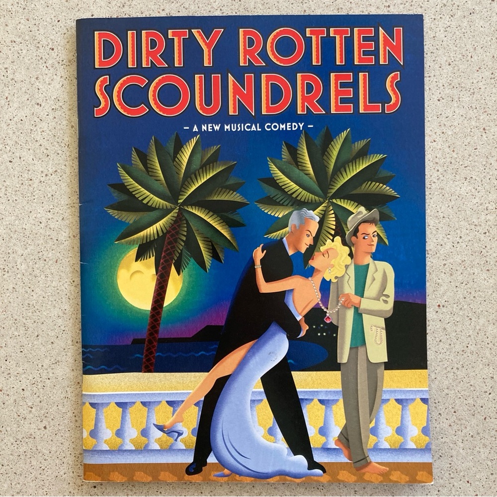 Dirty Rotten Scoundrels Large Souvenir Program Jonathan Pryce & Norbert Leo Butz